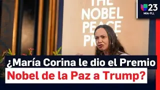 &iquest;Mar&iacute;a Corina Machado entreg&oacute; Premio Nobel de la Paz a Donald Trump?