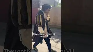 THEY GOT KRILLZ IN A HENRY VIII COSTUME 💀 #krillz #ukrap #ukdrill #shorts #henryviii