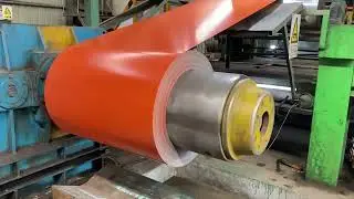 Orange Coil#manufacturing #factoryproducts #steel