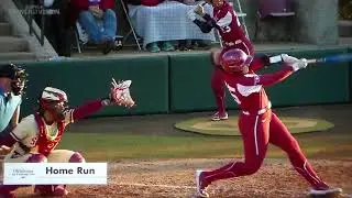 Oklahoma softball's Haley Lee hits home run vs. Florida State
