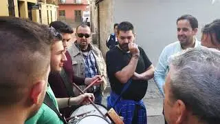 Primer ensayo de la Hermandad de la Paloma (Málaga)