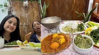 Яичное карри #мукбанг с мамой | Сбор семян чиа | Рождественские украшения @PriskiliReangOfficial