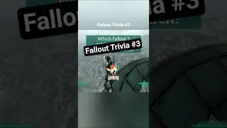 they're getting a little harder now | Fallout Trivia #3 #falloutlore #trivia