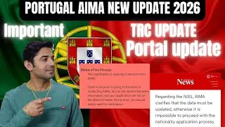Portugal TRC/PORTAL UPDATE #aimanews #aimaupdate #aimaportugal #portugalimmigrationnewupdate #trc