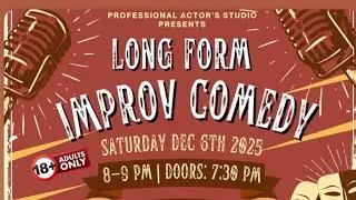 Long form improv comedy show