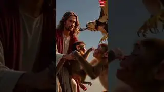 Jesus saved monkey baby #ytshorts #jesusfreak #jesuschrist #jesus #love #motivation #faith #animals