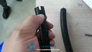 Corrugated split tubing cutting machine YH-BW02 | flex loom tubing cutting splitting machine-Yuanhan