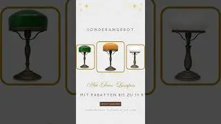 🔥 Bis zu -35% Rabatt auf Art-D&eacute;co-Lampen! 🛋️✨ #ArtDeco #Lampen #Sonderangebot