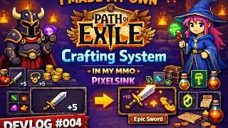 🎮 DEVLOG #004 &ndash; I Just Implemented a FULL Path of Exile&ndash;Style Crafting System in My Indie MMO