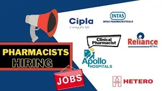 Pharmacist jobs | Cipla, Hetero, Mankind,Intas,Biological Companies, Apollo Clinical Pharmacist Jobs
