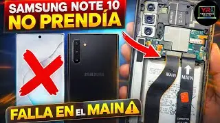 SAMSUNG NOTE 10 NO CARGA Y NO ENCIENDE 👉#yesatechrepair #samsung #samsungnote10 #SAMSUNGNOPRENDE