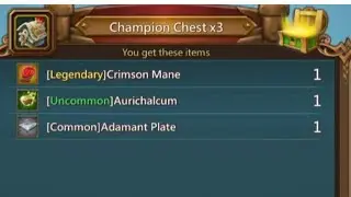 Can I get a crimson mane out of 100 chests!!