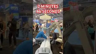 Участники конкурса по сборке горки для бассейна #бассейн #конкурс #шорты