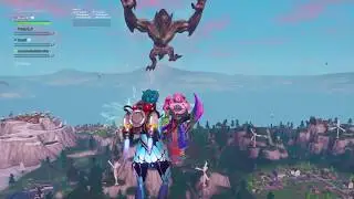 Giant Mech VS Giant Monster - Fortnite Event (My Perspective)