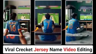 How To Make Cricket  Team T-Shirt Image || Cricket Team T-Shirt Video Editing || Viral Reels Editing