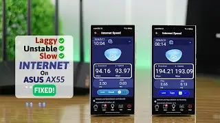 Как исправить медленный интернет на Wi-Fi роутере ASUS AX55!