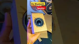 Cardboard Box Bluetooth Speaker 🔥 | #shorts #bituexperiment