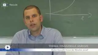 Dr. Eisenkopf: Machen finanzielle Anreize asozial? - Neothesus.de