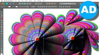 Affinity Designer 2 : WARP Multi Shapes + 3D Quick Tip HOW TO