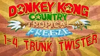 WR Speedrun: 1-4 Trunk Twister (1:45.84) Donkey Kong Country: Tropical Freeze by Nihashing