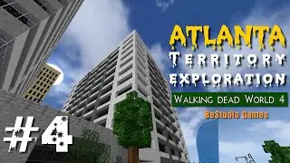 The Walking Dead 4 map in Survivalcraft 2. Atlanta walkthrough №4