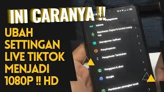 How to Change Live Streaming Game Settings on TikTok via Mobile to 1080p Full HD!!