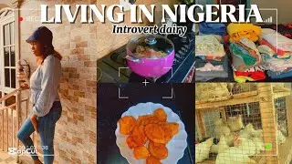 Living in Nigeria as an Introvert 🌿| Home Cooking, Sorting Laundry & Quiet Living 