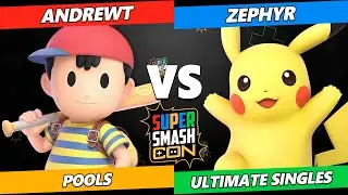 SSC 2022 - AndrewT (Ness) Vs. Zephyr (Pikachu, Palutena) Smash Ultimate Tournament