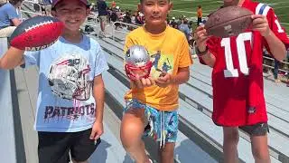 New England Patriots Training Camp Kids