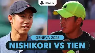 Kei Nishikori vs Learner Tien Highlights | Geneva 2025