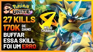 QUEM QUIS BUFFAR ESSA SKILL? Pokemon Unite Zeraora Gameplay
