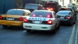 NYPD STUCK IN NYC TRAFFIC JAM ON AN EMERGENCY CALL