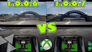 Assetto Corsa Competizione 1.0.0.7 UPDATE patch XBOX One X 1.0.0.6 vs 1.0.0.7 COMPARISON at sunrise