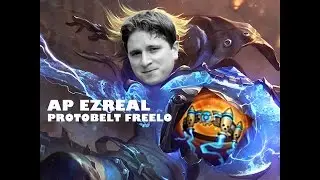 League of Legends Ap Ezreal ranked bottom S6 ownage full gameplay with commentary