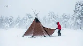 [&minus;70&deg;C] One Night in Extreme Cold | Winter Survival Camp