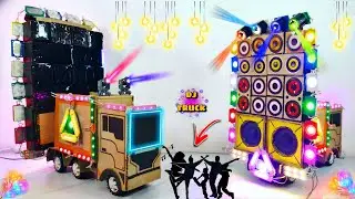 Mini DJ Truck Making | New Mini DJ Eicher | At-Home DIY DJ Gadi Project | DJ Kese Banaye | DJ Toy