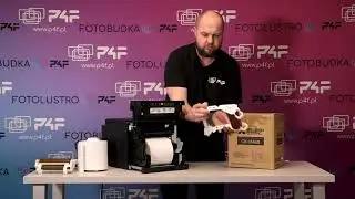 Wymiana Materiał&oacute;w Eksploatacyjnych w Mitsubishi CPM1-E, Paper Change - Mitsubishi CPM1-E Printer
