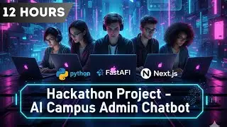 Hackathon Project Overview | AI Campus Admin Chatbot in 12 Hours (Python + Next.js + LangChain)