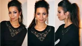 Kapsel: messy rock ponytail