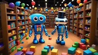 Four Toy Robots Beep and Boop | Robot Counting Song for Kids | Nursery Rhymes and Baby Songs