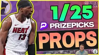 NBA PRIZEPICKS Player Prop Picks / Bets for Sunday, January 25th, 2026
