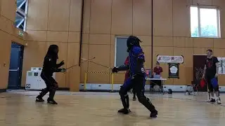 HEMA Rapier Tournament - Colin Miraglio vs Stephen Donnelly (pool fight) IHFL Dublin 2025