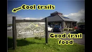 Trails down from the Caerphilly Mountain Snack bar.