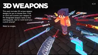 Showcase 3D Weapons Resource Pack/Texture Pack