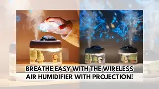 Wireless Air Humidifier With Projection