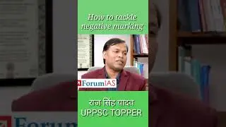 How to tackle negative marking by topper #upsc #upscpreparation #shorts