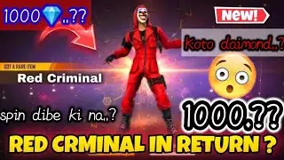 I got Rear item top Criminal bundle in free fire 😍|criminal event complete,koto daimond lagbe nite.?