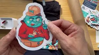 Opening the Artists in Wonderland Package from Ten Hundred
