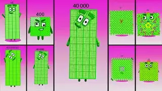 Sprunki OC ALL Numberblocks  40 000 000 | Compilation Incredibox #sprunki #numberblock