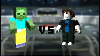 MINECRAFT ZOMBIES V.S ROBLOX CHARACTERS!!! (Garrys Mod)